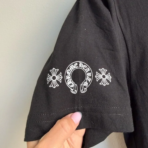 NWOT AUTHENTIC CHROME HEARTS Black Unisex Graphic T-Shirt - Picture 3 of 5